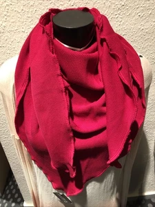 Invero Dreieckstuch Feinstrick Baumwolle Neu Pink - Bild 1 von 4