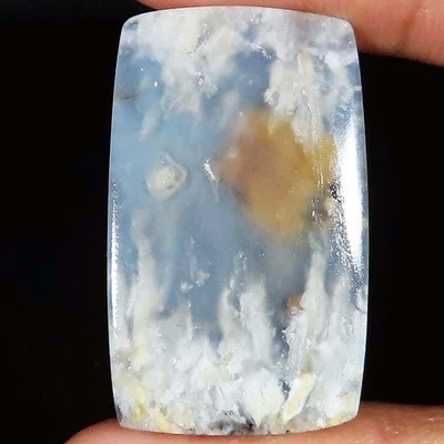(20X33X03 MM) 26.70 Carat. TIGER DENDRITIE AGATE OVAL CABOCHON LOOSE GEMSTONE Foto 1 de 4