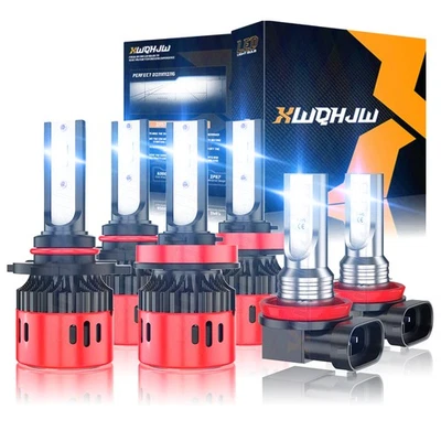 Faro LED + luz antiniebla bombillas blancas para Jeep Compass 2016 2017 2018 2019 2020 Foto 1 de 4