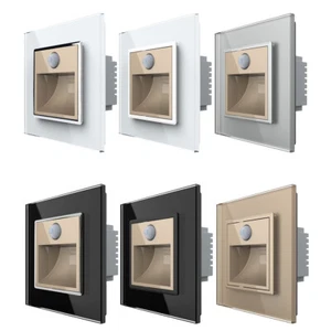 LIVOLO Design Glas Treppenbeleuchtung mit Bewegungsmelder Dämmerungssensor - Bild 1 von 33