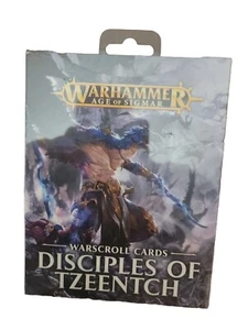 Disciples of Tzeentch Warscroll Cards Warhammer Age Of Sigmar Games Workshop NIB - Picture 1 of 2