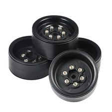 4Pcs Heavy Duty Alloy 1.9‘’ Beadlock Wheel Rims for RC TRX4 Axial SCX10 D90 CC01