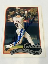 2005 Topps All-Time Fan Favorites Auto Matt Williams #FFA-MW Giants SHIPS FREE!