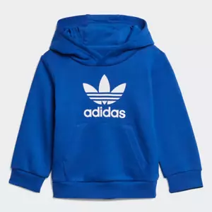 Adidas Infants Trefoil Hoodie Blue - Size 6m - GD2629 #405 - Picture 1 of 5