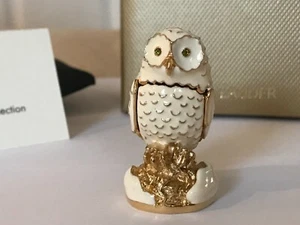 ESTEE LAUDER  SOLID PERFUME COMPACT 2005 BEAUTIFUL GLISTENING OWL  MIB FULL  - Picture 1 of 7