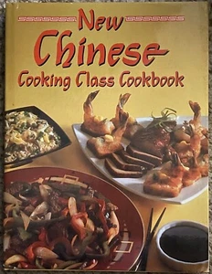 New Chinese Cooking Class Cookbook 1990 Dust Jacket Hardcover - Imagen 1 de 5