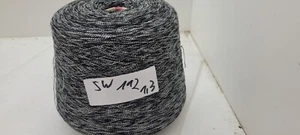 Wolle Garn Stricken| schwarz-weiss  wolle lace beillaufgarn 1,3kg| sw192 - Bild 1 von 7