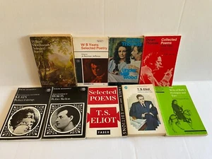 Vintage Paperbacks Classic Poetry and Literature Yeats Byron Eliot Bundle 9x - Picture 1 of 24