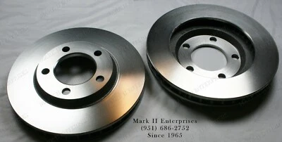 1965 1966 1967 1968 1969 Lincoln Continental Front Disc Brake Rotors PAIR NEW - Image 1 of 2