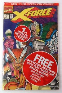 X-Force 1 Direct Edition SEALED Bag Cable Card 1991 Nice Clean Example - Picture 1 of 5