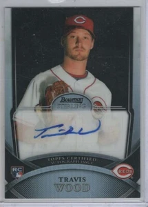 Bowman Sterling Rookie 2010 refractor negro automático/25 madera Travis #47 automático - Imagen 1 de 2