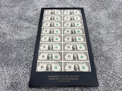16 Uncut $1 Dollar 1981 New York US DEPARTMENT OF THE TREASURY (CB) - Image 1 of 4