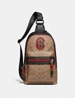 Academy Pack In Signature Canvas With Coach Patch Bnwt