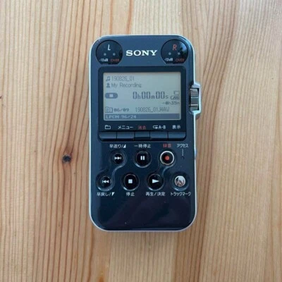 SONY PCM-M10 Black Portable Digital Audio Linear PCM Recorder Japanese - Image 1 of 3