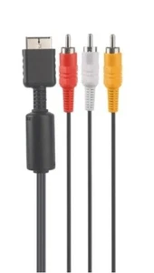 USA VERKÄUFER Neu PS1, PS2, PS3 Playstation 1, 2, 3 RCA Composite AV Kabel TV Kabel - Bild 1 von 4