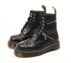 Dr. Martens Bex Stivali con Zip Donna Nero Tg 5 - Foto 1 di 7
