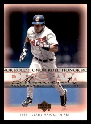 2002 Upper Deck Honor Roll  #89 Manny Ramirez Cleveland Indians - Image 1 of 2