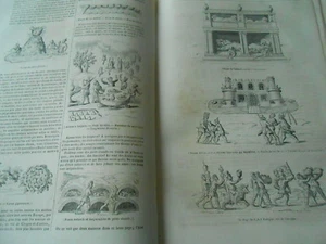 Cocagne description du grand pays Gravure Old Print 1842 - Picture 1 of 1
