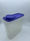 Tupperware 13 Cup  Modular Mates Cereal Storer 469-20 Purple  Pourer Lid