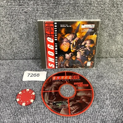 Shogo: Mobile Armor Division juegos de PC completos con manual en caja en muy buena condición anime retro Foto 1 de 4