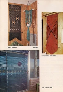 Macrame Screen Pattern for Patio Doors in Craft Book: #J102 Knotting Matters - Picture 1 of 4