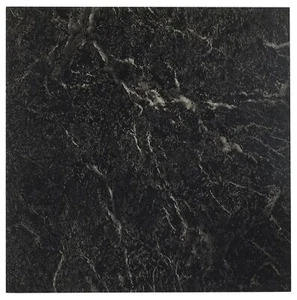 20 Pack Black White Vein Marble Vinyl Floor Tiles Peel and Stick 12x12 Inch - Picture 1 of 7