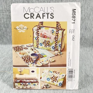McCalls 5871 Proyecto Organizador Bolso de Mano Alfiletero Máquina Delantal Patrón de Costura - Imagen 1 de 4