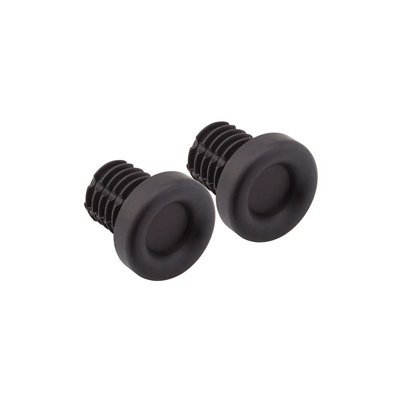Handlebar Plug Orgin8 Rubber Bar End Plugs Black 1 pair - Image 1 of 1