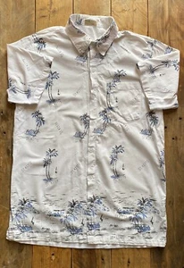 HS Natural Collections Short Sleeve Shirt - St.Kitts - White - Large - Picture 1 of 10
