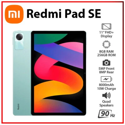 (Wi-Fi)Xiaomi Redmi Pad SE 8GB+256GBGB GREEN Octa Core Android PC Tablet NEW - Image 1 of 4