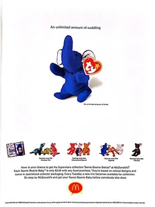 TY McDonald’s Vintage Magazine Ad Small Decor Poster 8” X 11” - Picture 1 of 1