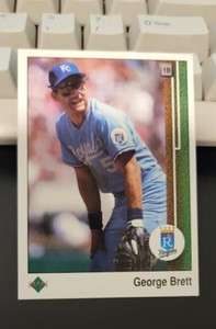 1989 Upper Deck George Brett Baseball Card #215 Mint