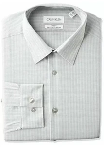NWT Calvin Klein Steel+ Men's Dress Shirt Non Iron Stretch Fit Large 16 1/2 x 36 - Picture 1 of 3