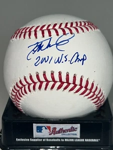 TONY WOMACK  ARIZONA DIAMONDBACKS  2001 WS CHAMPS  SIGNED OML BASEBALL - Picture 1 of 1