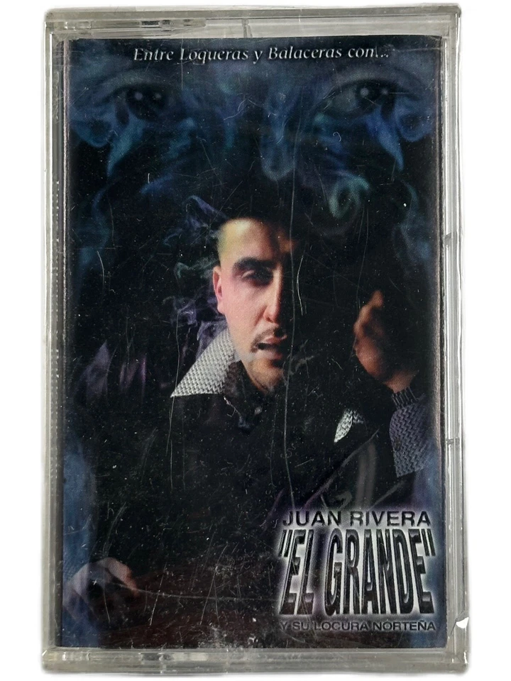 JUAN “El Grande” RIVERA Entre Loqueras Y Balaceras Con Cassette Nuevo Sellado  - Image 1 of 2