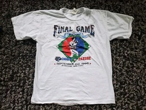 Vtg Minor League Baseball Shirt 1996 Syracuse Chiefs Pawsox Final - Picture 1 of 6