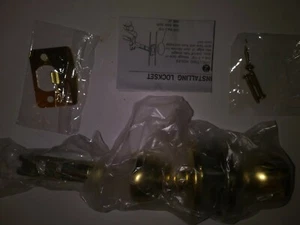 RV/Camper/Trailer - Passage Door Lockset, Brass - Bild 1 von 2