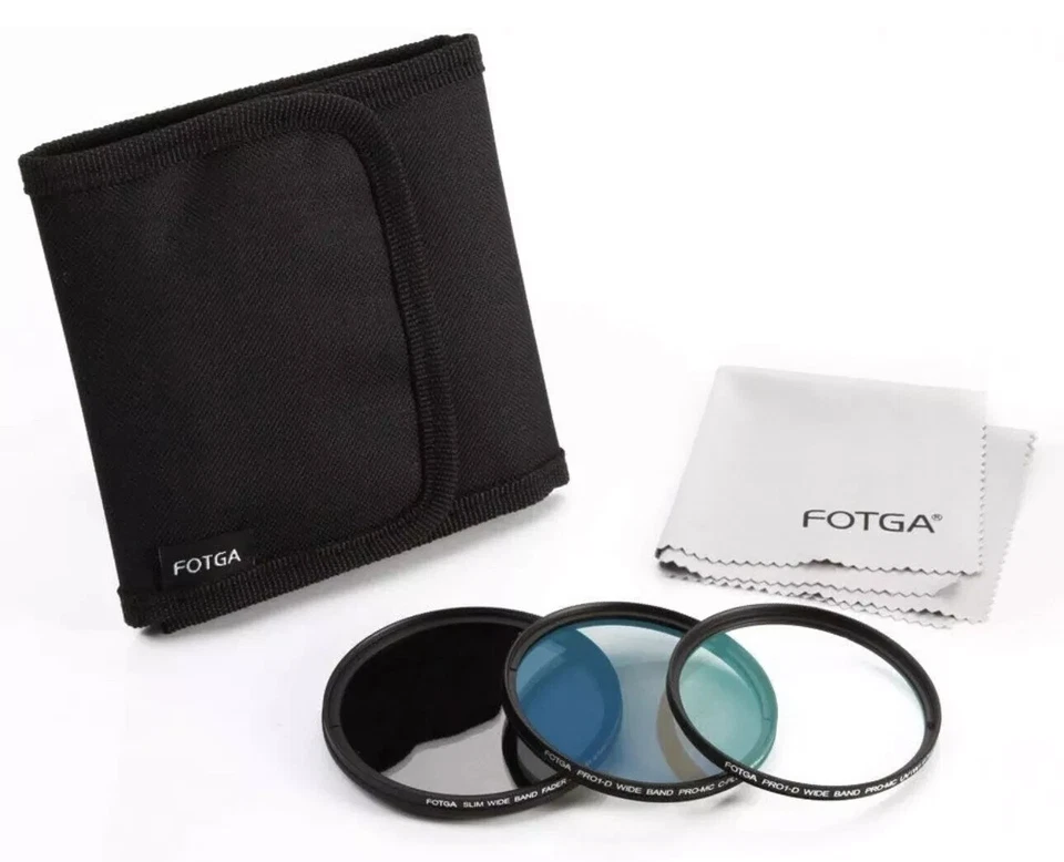 FOTGA 77mm Optical Glass Camera Lens Filter Kits (variable ND2-ND400 + MCUV+MC) - Image 1 of 4