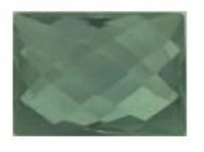 AMATISTA VERDE 11 x 9 MM BAGUETTE CORTE BRIOLETTE TABLERO SUPERIOR VERDE MEDIO Foto 1 de 1