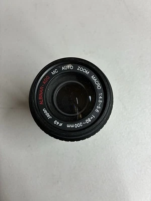 ALBINAR-ADG MC AUTO ZOOM MACRO 1:4.5-5.6 F=80-200MM Ø49 JAPAN - Image 1 of 4