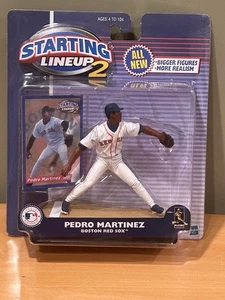 Vintage 2000 Starting Lineup 2 Pedro Martinez Hasbro Red Sox MLB Baseball SEALED - Picture 1 of 3
