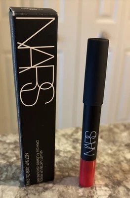 NARS Velvet Matte Lip Pencil Crayon #2489 Famous Red Full Size New With Box - Image 1 of 4