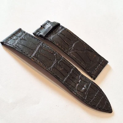 Franck Muller leather watch strap 24mm / 21mm 18cy WHITE GOLD spring bars - Image 1 of 4