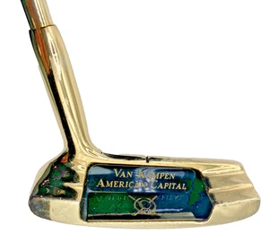 Sutters Mill Specialties Golf 24KT Gold Plated Putter RH 35" Van Kampen Capital - Picture 1 of 13
