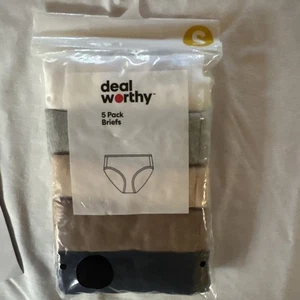 Dealworthy Damen 5er Pack Baumwollmischung Slips Unterwäsche - Größe S (4-6) - Bild 1 von 4