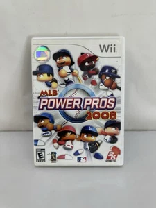 Nintendo Wii MLB Power Pros Videospiel mit Booklet - Bild 1 von 3