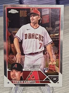 Corbin Carroll 2023 Topps Chrome Update Rookie Debut RC #USC220 Diamondbacks - Picture 1 of 3