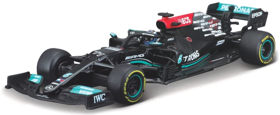 BURAGO - Voiture F1 de 2021 N°77 - MERCEDES AMG F1 W12 EQ Power+ - 1/43 - BUR... - Photo 1/1