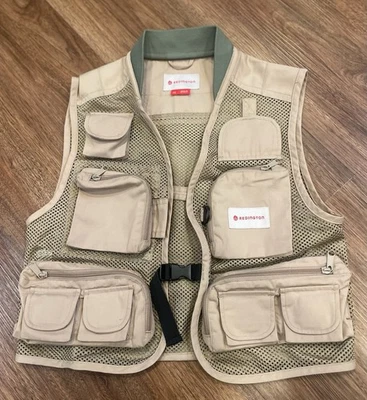 Redington Fly Fishing Vest Khaki Mesh Lightweight Utility Size XS NICE - Image 1 of 4