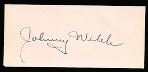 1920's JOHNNY WELCH Baseball Autograph, Died 1940 FULL JSA AUTH! - Picture 1 of 2